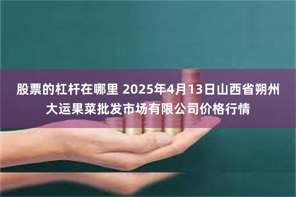 股票的杠杆在哪里 2025年4月13日山西省朔州大运果菜批发市场有限公司价格行情
