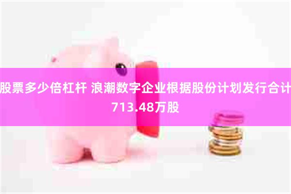 股票多少倍杠杆 浪潮数字企业根据股份计划发行合计713.48万股